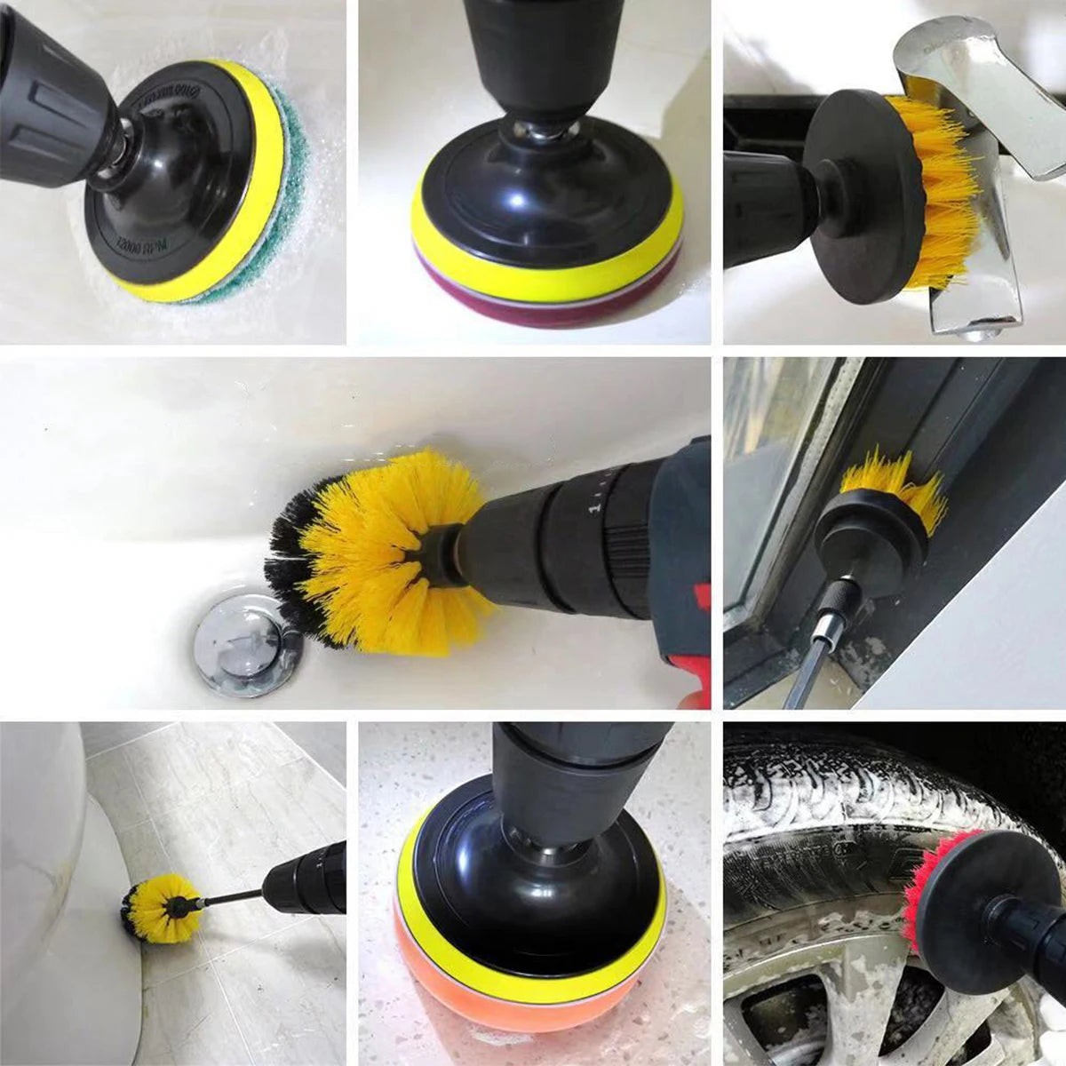 JotaClean™ Electric Drill Cleaning Brush Kit