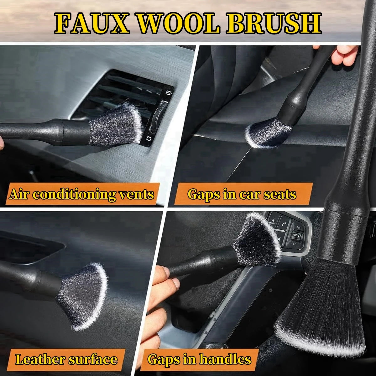 JotaClean™ Car Interior Detailing Brush Set