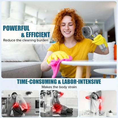 JotaClean™ Cordless Electric Spin Scrubber
