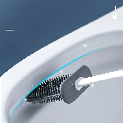 JotaClean™ Silicone Toilet Brush & Holder