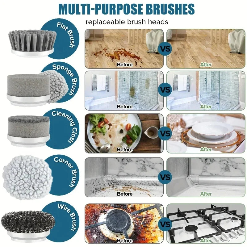 JotaClean™ Cordless Electric Spin Scrubber