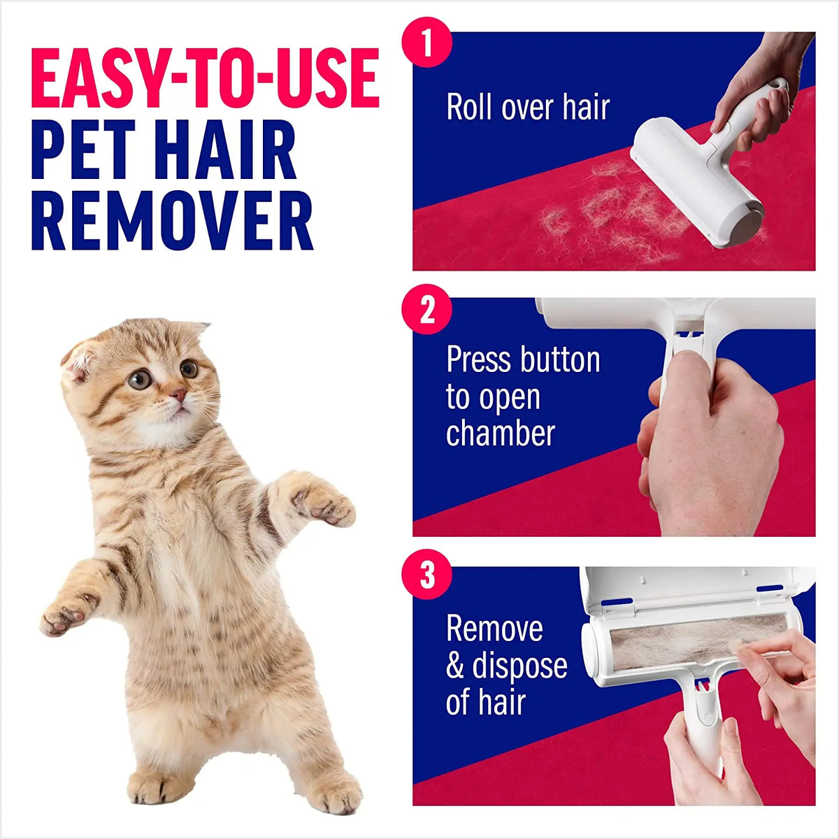 JotaClean™ Reusable Pet Hair Remover Roller