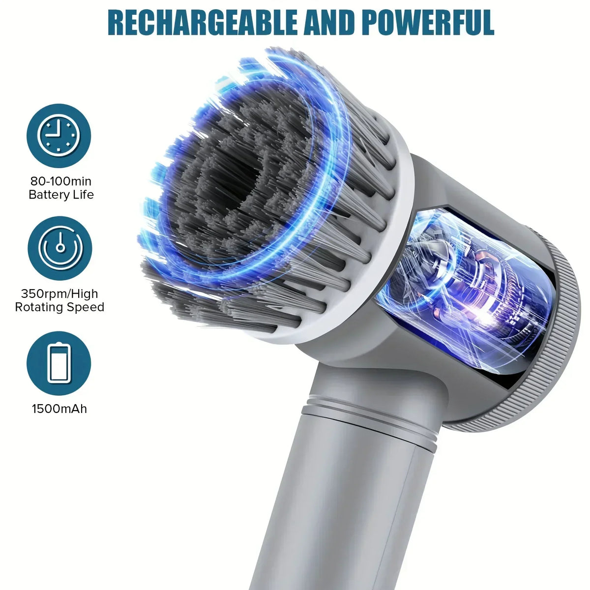 JotaClean™ Cordless Electric Spin Scrubber