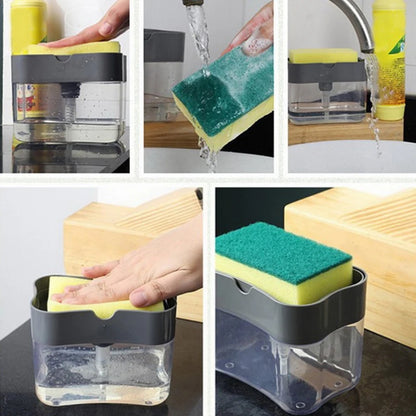 JotaClean™ Soap Dispensing Sponge Holder