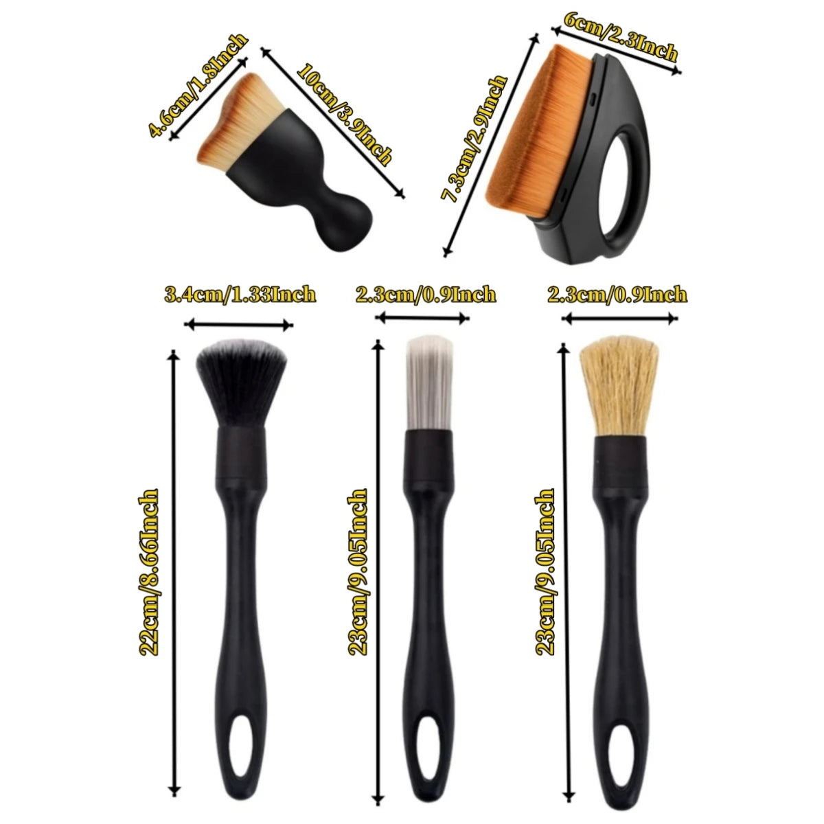 JotaClean™ Car Interior Detailing Brush Set